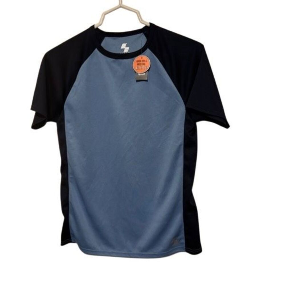 Place SportโYouth Large 2 Tone Blue Polyester T-Shirt *New*